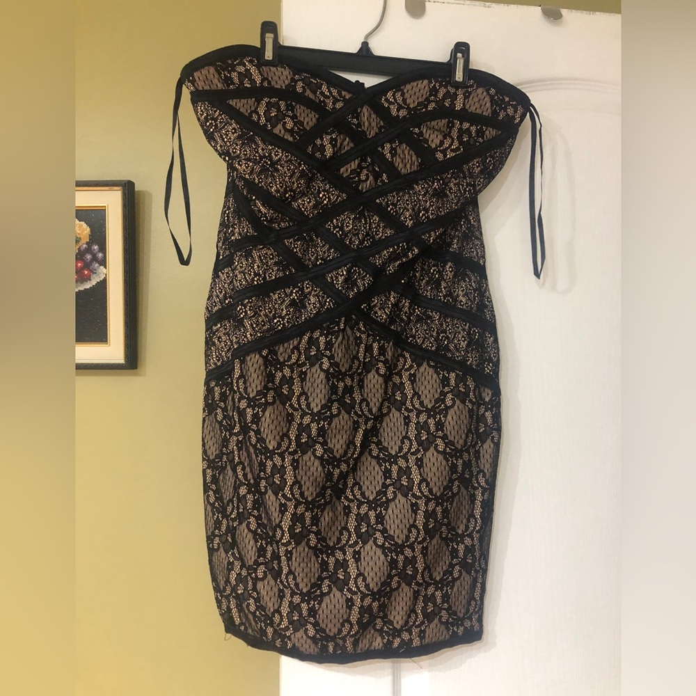 Strapless party dress